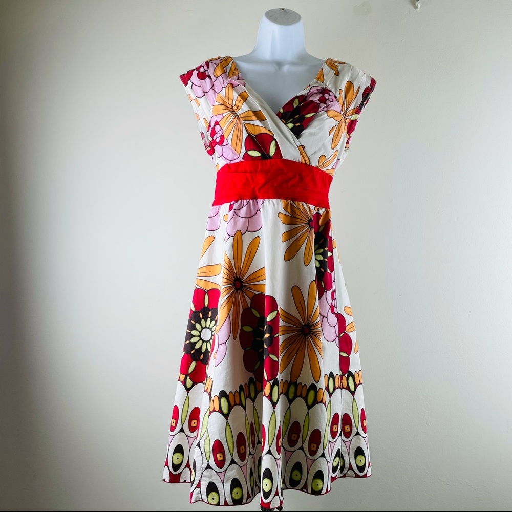 Jody of California Pop Art Print Petticoat Dress